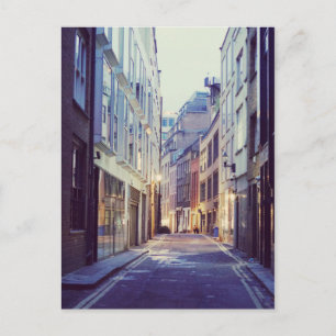 Cartão Postal cena do Soho London Street