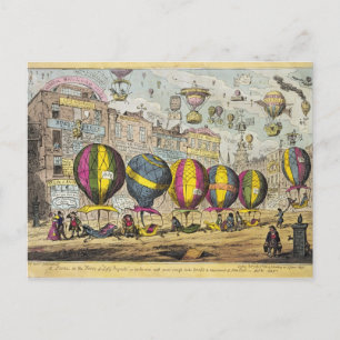 Cartão Postal Cena na Farsa 'Lofty Prospects'