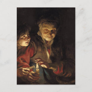 Cartão Postal Cena Noturna