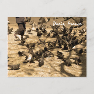 Cartão Postal Cena Parisiense Típica