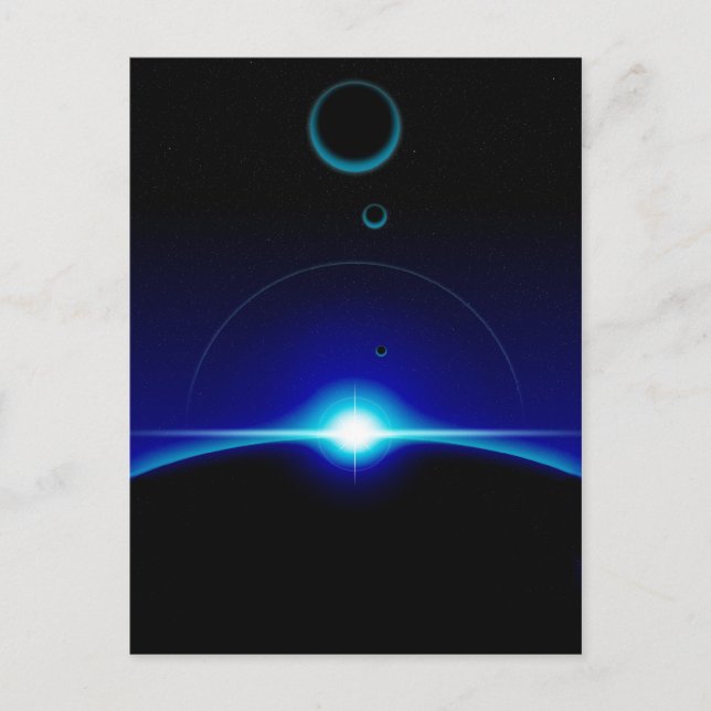 Cartão Postal Cena Solar (Frente)