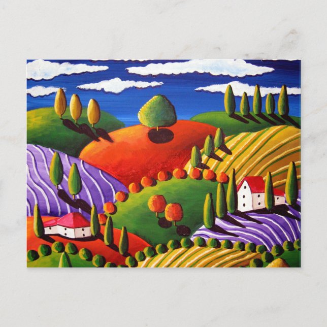 Cartão Postal Cena Tuscana (Frente)