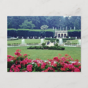 Cartão Postal Cena Vermelha da varanda conservadora, Longwood Ga