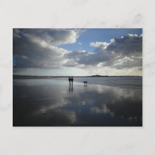Cartão Postal Cenário bonito da praia
