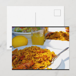 Cartão Postal Cenário da Cozinha Espanhola