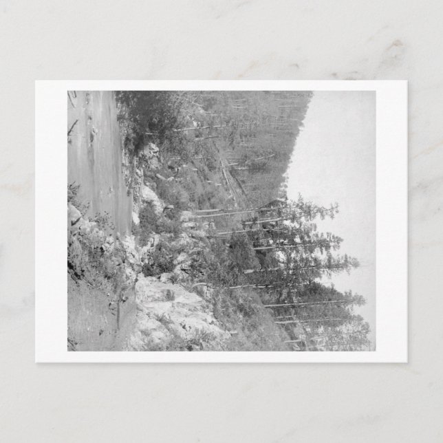 Cartão Postal Cenário na estrada Deadwood para Sturgis (Frente)