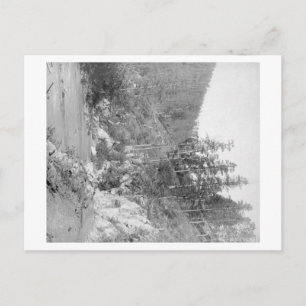 Cartão Postal Cenário na estrada Deadwood para Sturgis