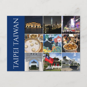 Cartão Postal cenários de taipei taiwan