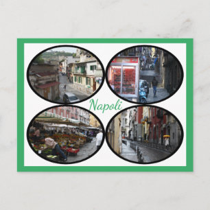 Cartão Postal Cenas da rua Napoli
