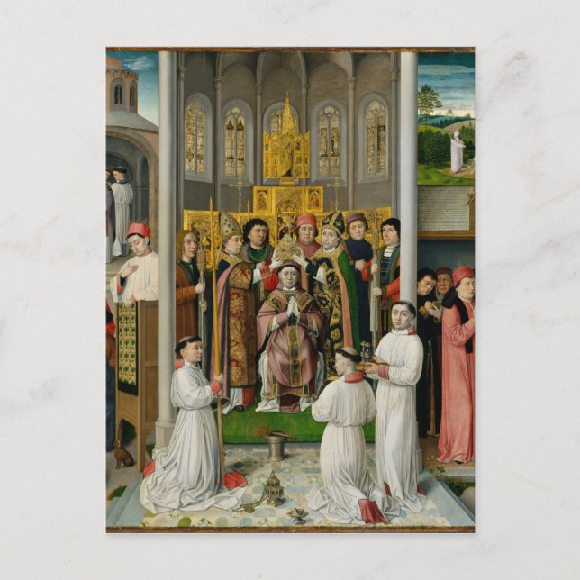 Cartão Postal Cenas da Vida do Santo Augustine (Frente)