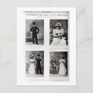 Cartão Postal Cenas de A Importância de Ser Ganho, de Os