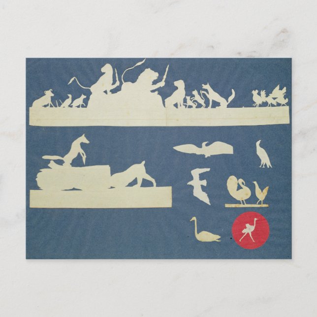 Cartão Postal Cenas de Animais (Frente)