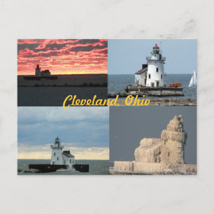 Cartão postal Cênico West Lighthouse (Cleveland, O