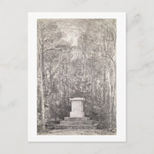 Cartão Postal Cenotaph para Sir Joshua Reynolds em Coleorton Hal