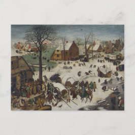 Cartão Postal Censo de Belém por Pieter Bruegel