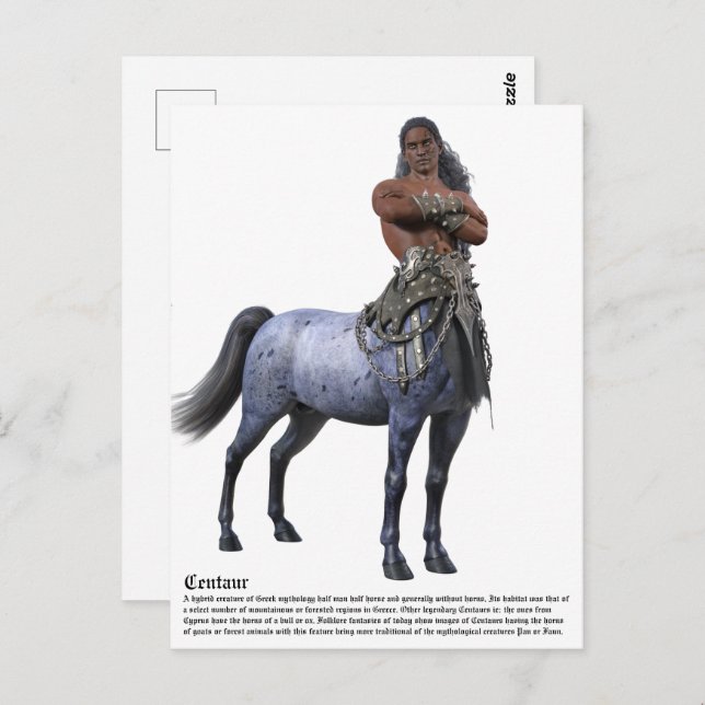 Cartão Postal Centaur (Frente/Verso)