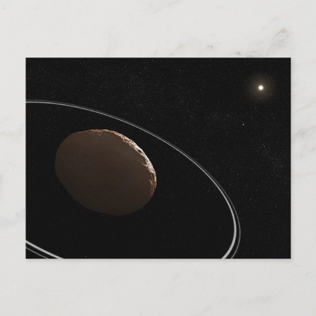 Cartão Postal Centaur 1099 Chariklo E Seus Anéis. (Frente)