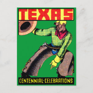 Cartão Postal Centenal do Texas 1936