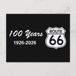Cartão Postal Centenário da Rota 66 Histórica