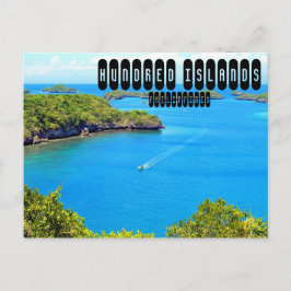 Cartão Postal Centenas de ilhas no Pangasinano, Filipinas