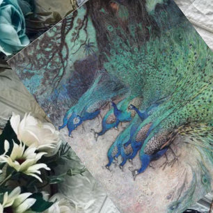 Cartão Postal Centenas de Peacocks Warwick Goble