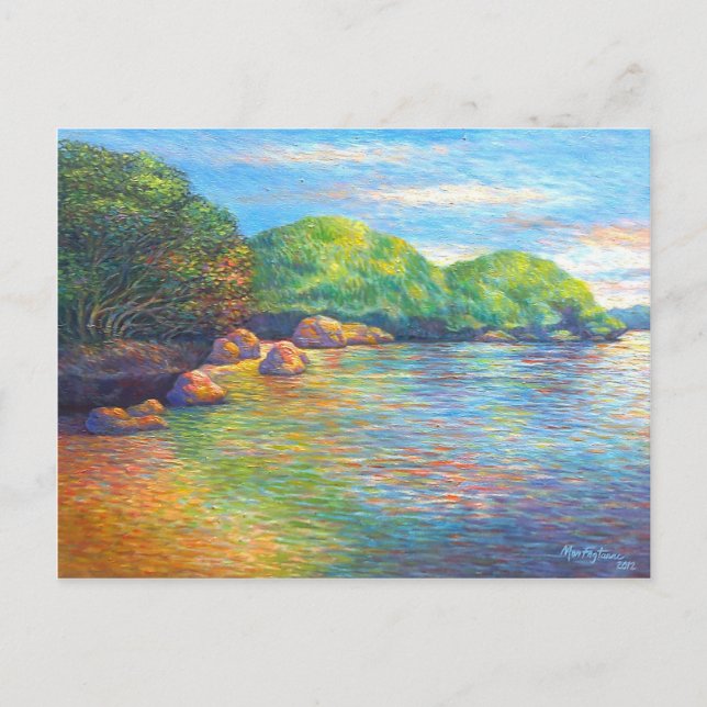 Cartão Postal Centenas Ilhas, Filipinas (Frente)