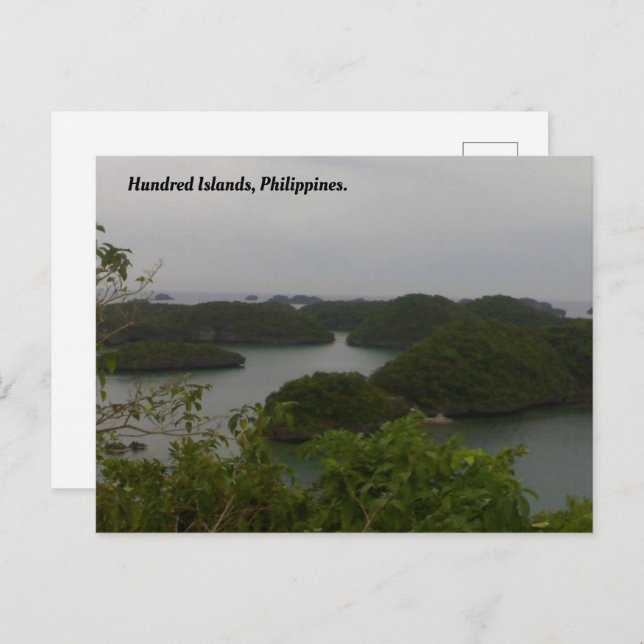 Cartão Postal Centenas Ilhas, Filipinas (3) (Frente/Verso)