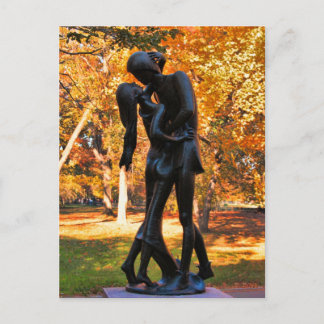 Cartão Postal Central Park Autumn: Romeu & Julieta Estátua 02