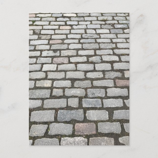 Cartão Postal Central Park Cobblestones Stone Pathway NYC Foto (Frente)