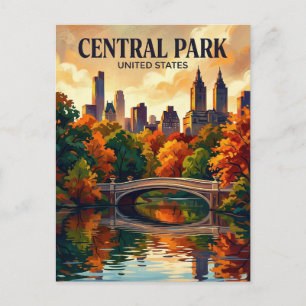 Cartão Postal Central Park Estado de Nova York