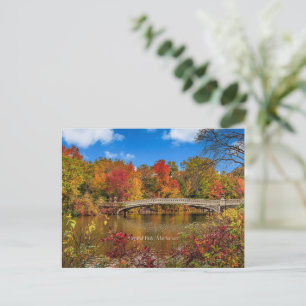 Cartão Postal Central Park, Manhattan, outono