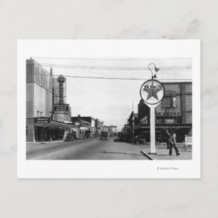 Cartão Postal Centralia, Fotografia da Cidade da Cena da WA