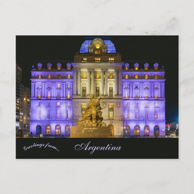 Cartão Postal Centro Cultural Kirchner Argentina (Frente)