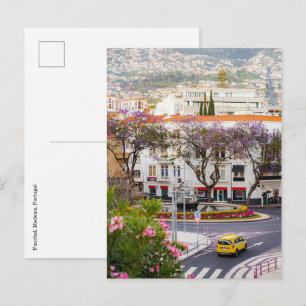 Cartão Postal Centro da cidade do Funchal, Madeira Postal