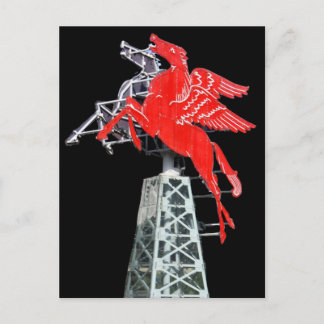 Cartão Postal Centro Dallas Pegasus Neon