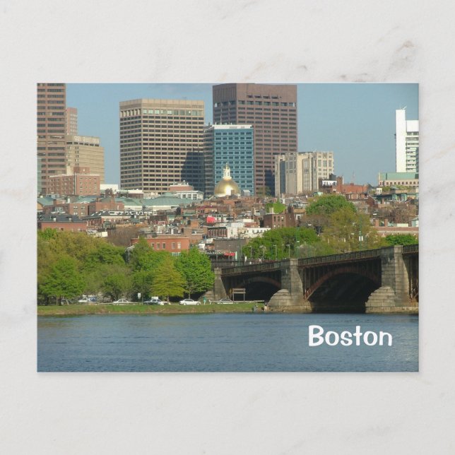 Cartão Postal Centro de Boston (Frente)