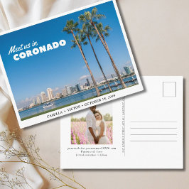 Cartão Postal Centro de Casamento Coronado Salve o Cartão-Postal