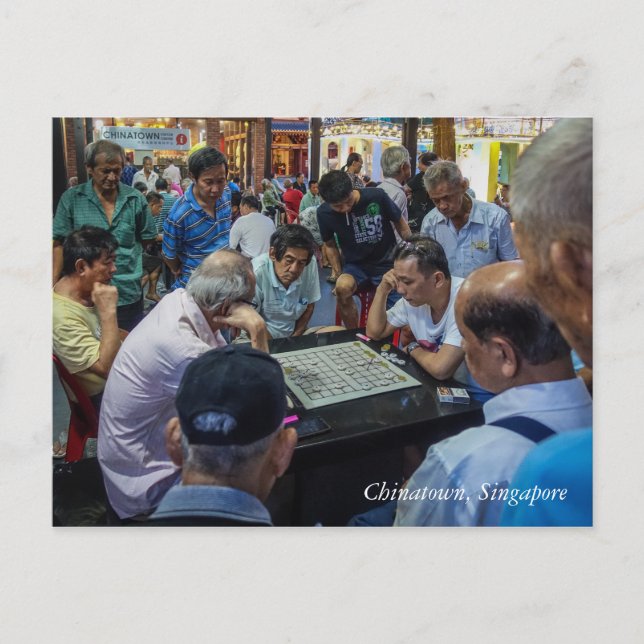 Cartão Postal Centro de Chinatown, Singapore (Frente)