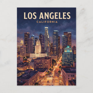Cartão Postal Centro de Los Angeles Califórnia