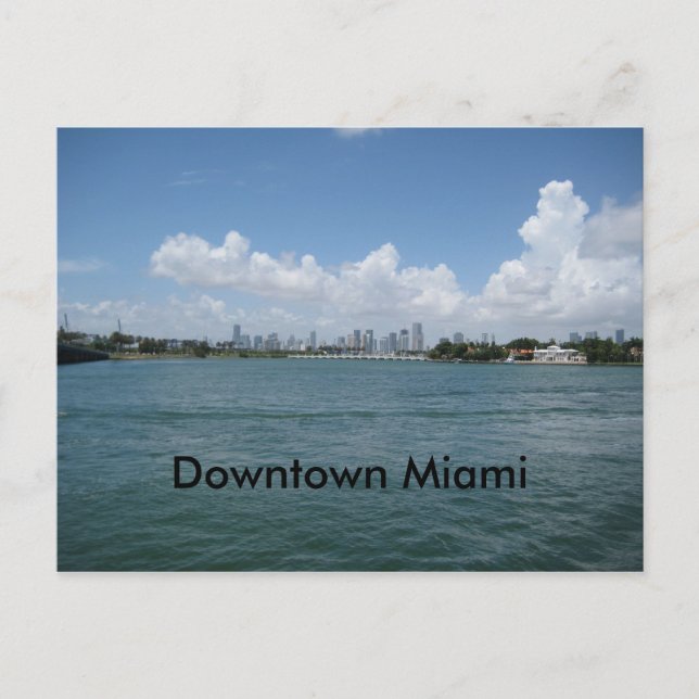 Cartão Postal Centro de Miami (Frente)