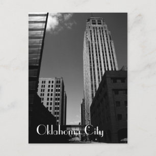 Cartão Postal Centro de Oklahoma City Abandonado