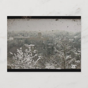 Cartão Postal Centro Frankfort, Kentucky, no inverno