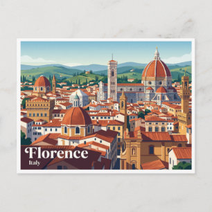 Cartão Postal Centro Histórico da Florença Itália