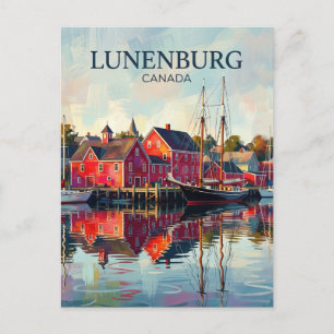 Cartão Postal Centro Histórico de Lunenburg Canadá
