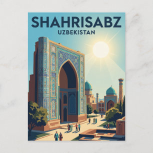 Cartão Postal Centro Histórico de Shahrisabz Uzbequistão