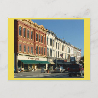 Cartão Postal Centro HONESDALE, Pensilvânia