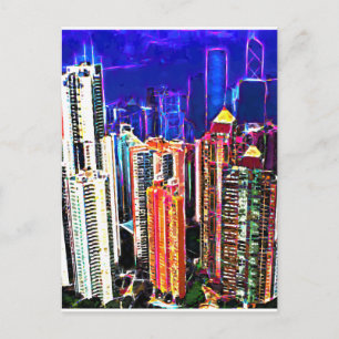 Cartão Postal Centro Hong Kong: China:
