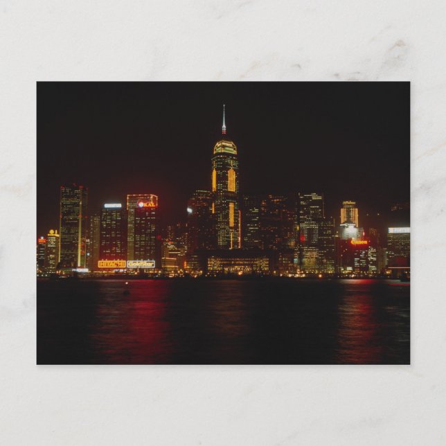 Cartão Postal Centro Hong Kong de Kowloon (Frente)