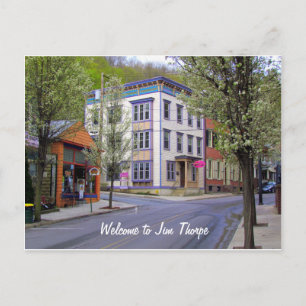 Cartão Postal Centro Jim Thorpe, PA