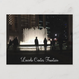 Cartão Postal Centro Lincoln de Nova York Casais Observando
